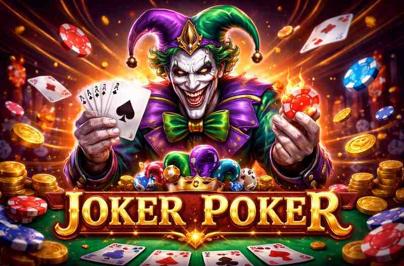 Joker Poker video card game interface with wild cards on VC999